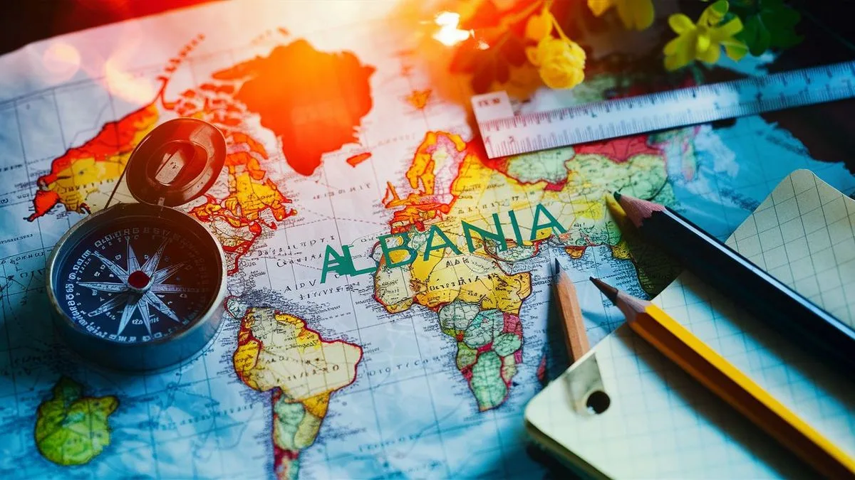 Gdzie leży Albania na mapie?