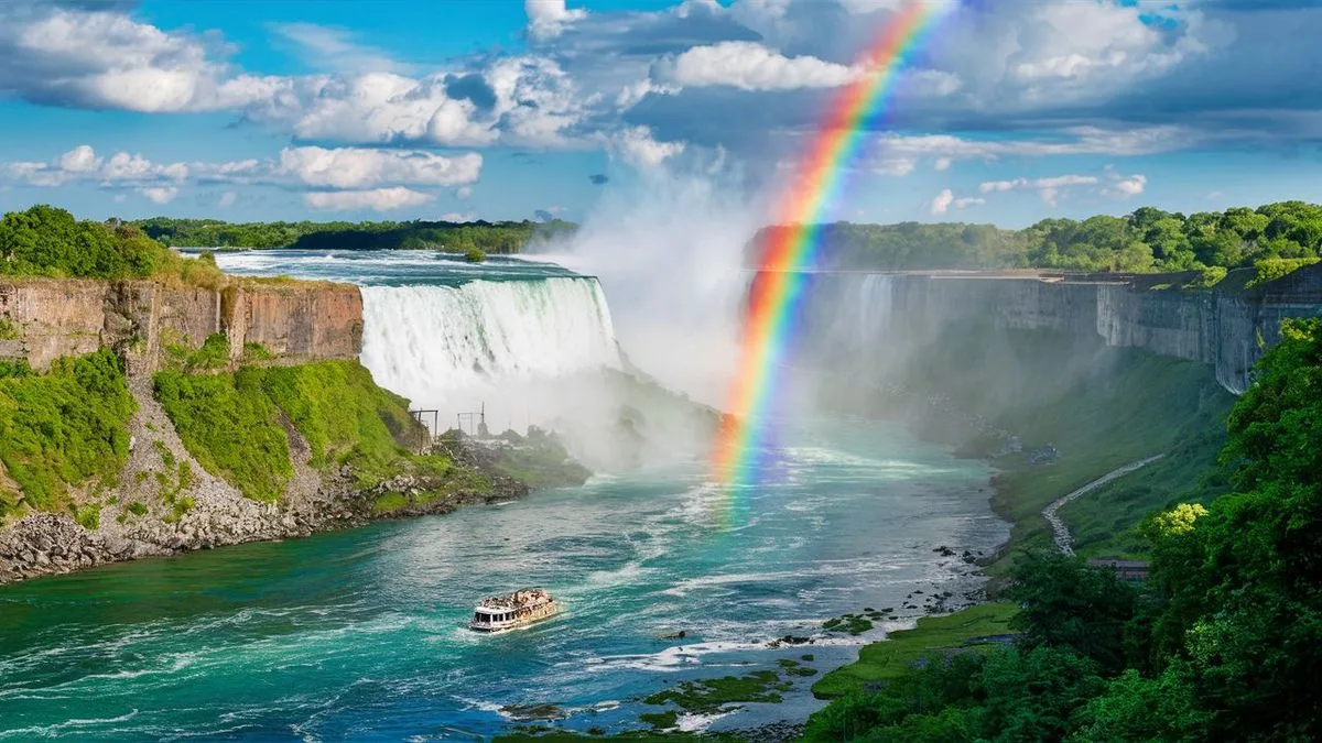 Gdzie leży wodospad Niagara